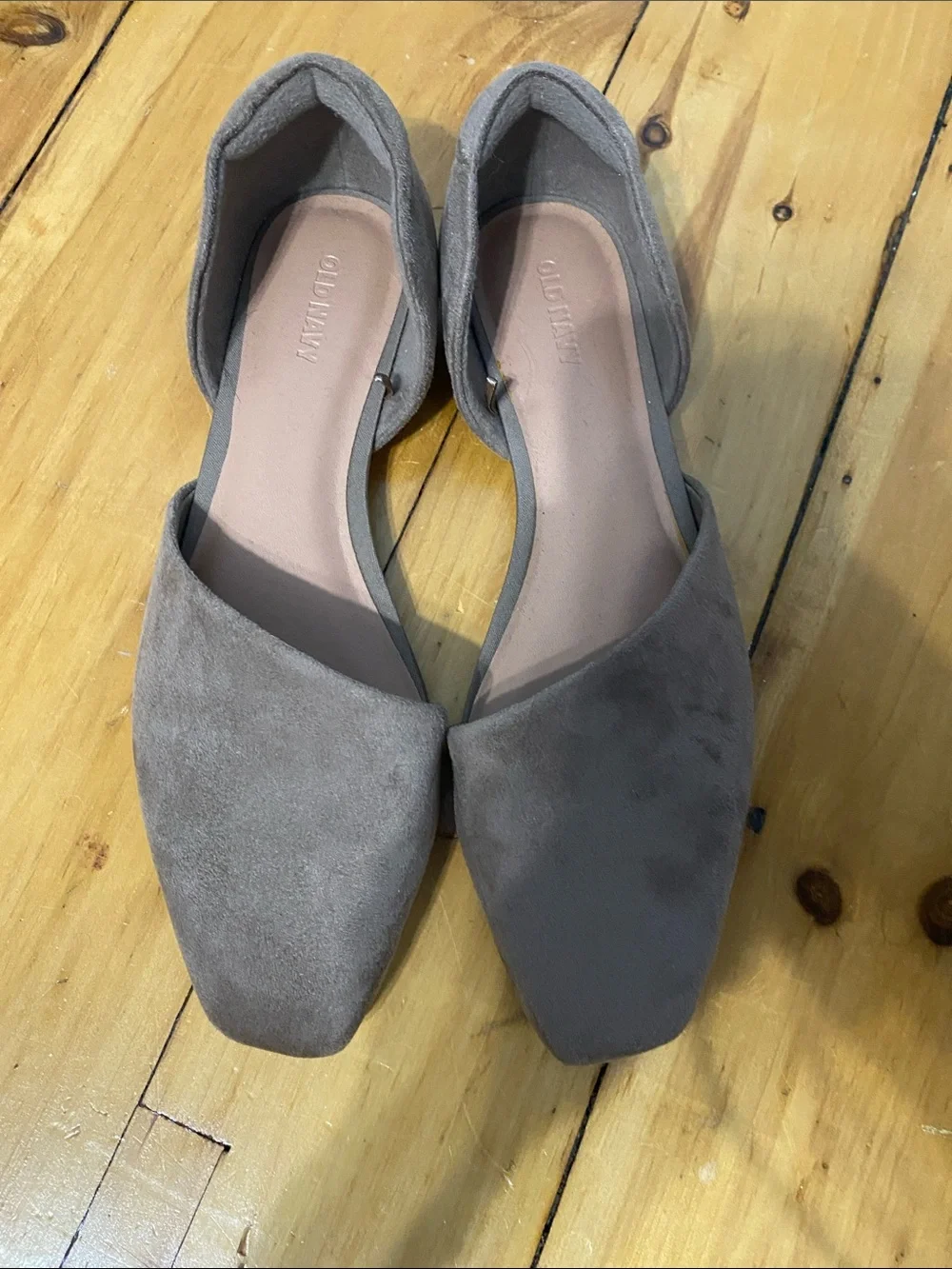 A New Day Taupe D'Orsay Flat - Sleek Women's Slip-On